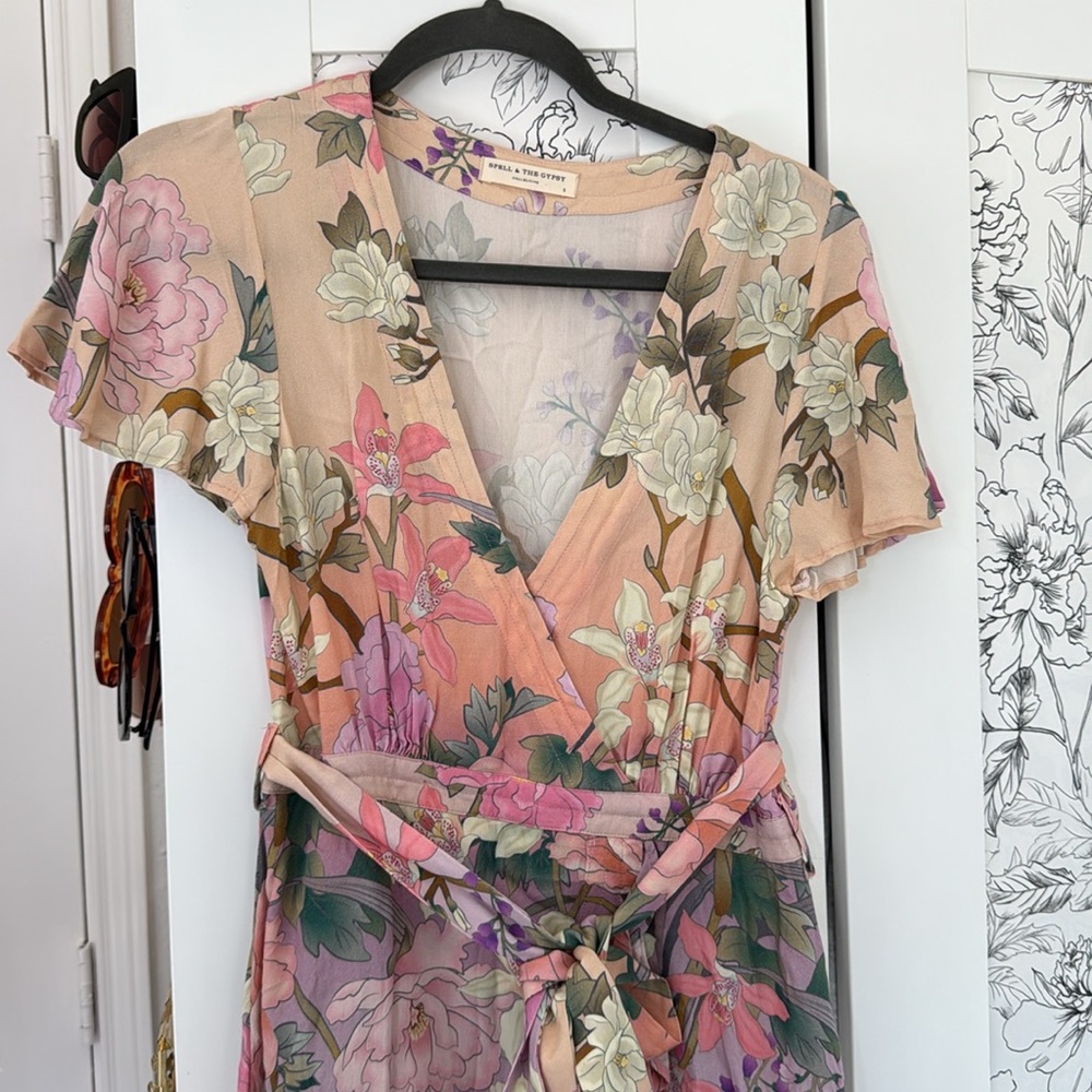 Spell & the Gypsy Lily faux wrap dress - Picture 4 of 10